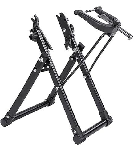 Minoura FT-1 Wheel Truing Stand and Dishing Tool Combo, Silver