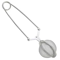 HIC Mesh Snap Ball Loose Leaf Tea Infuser, 18/8 Stainless Steel, 6-Inches x 1.5-Inches