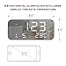 GLOUE LED Digital Alarm Clock, 9.6