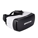 EpochAir 3D Virtual Reality Headset, VR goggles with built in Bluetooth, watch 3D movies, Virtual Reality Games, iPhone, Samsung, IOS, Android Compatible, 3.5-5.5 inch Smartphones