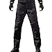 FREE SOLDIER Outdoor Men Teflon Scratch-Resistant Pants Four Seasons Hiking Climbing Tactical Trousers(Black 36W/31.5L)