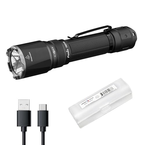 Fenix TK21R Tactical Flashlight, 3600 Lumens High Lumen USB-C Rechargeable Fast Charging