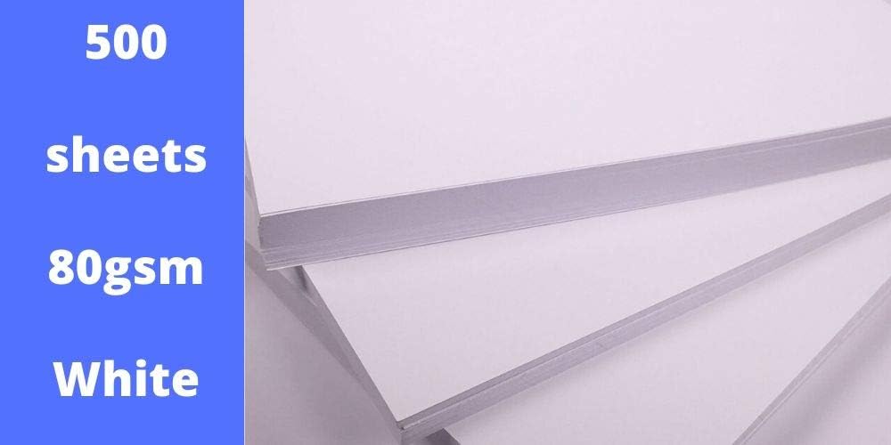 A5 White Paper Printer Copy - Smooth 80gsm Ream 500 Sheets Plain White - Image 4
