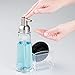 iDesign Clarity Plastic Dispenser Countertop Scrubby Kitchen, Bathroom, Vanity Counter Organization, Soap Pump Caddy
