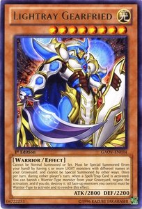 Yu-Gi-Oh! - Lightray Gearfried (GAOV-EN034) - Galactic Overlord - 1st Edition - Rare