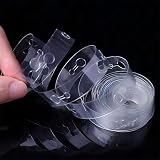 KkaFFe Balloon Arch Kit Tape Strip Single Double Hole Transparent view 11