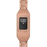 For Garmin Vivofit 3 and Garmin Vivofit JR, Replacement Adjustable Metal Bands with Rhinestones Link Remover for Garmin Vivofit 3 and Vivofit JR Activity Tracker