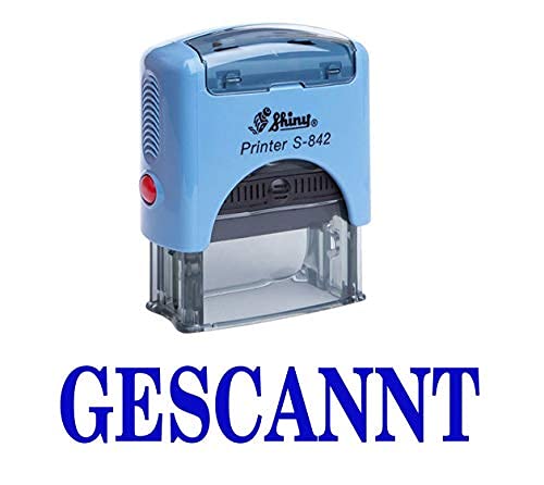 Printtoo GESCANNT Self-Inking Stamp Office Stationary Printed Shiny Stamp