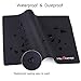 VELOCIFIRE VP10 Mouse Pad Rubber Non-Slip Water Resistant Base, Black