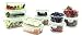 Kinetic Glass Meal Prep Containers, 22 Piece Glass Storage Containers with Airtight Lids, Freezer Containers, Food Prep Glass Containers with Lids, FDA Approved BPA Free & Leak Proof