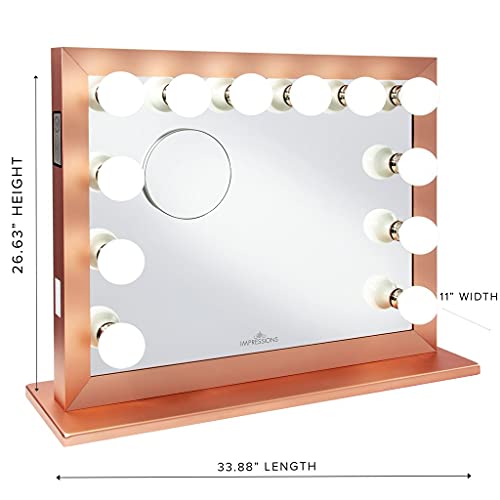 Impressions Vanity Mirror Hollywood Starlight Plus with Bluetooth