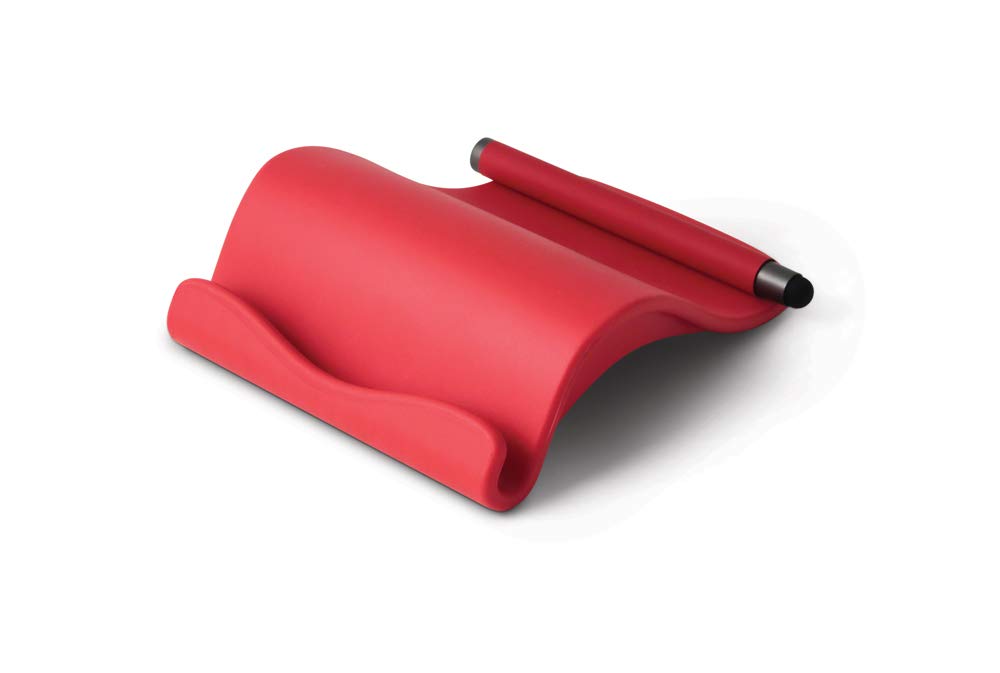 IF The Handy Tablet Stand with Stylus, Hands Free Tablet Holder - Red,One Size