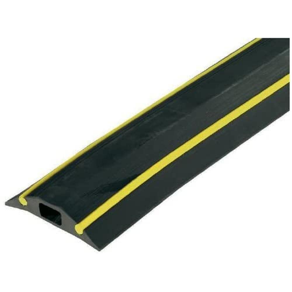 Vulcascot SnapFit Hazard Warning Flexible Cable Protector Type HAZ/1 Black+Yellow 3 Metre