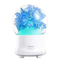 Sulin Eternal Flower Humidifier Multi-Function Colorful LED Night Light Humidifier Aroma Atomizer