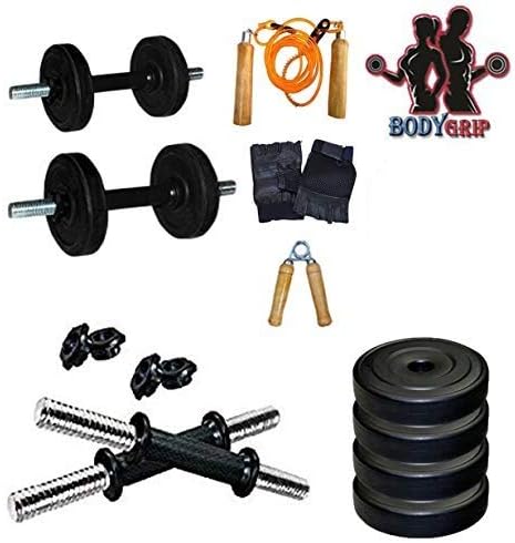 Bodygrip Dumbell Set Combo, 10 Kg
