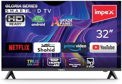 Impex Smart Android LED TV-Frame Less Design,Mirror Cast And E