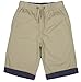 Bienzoe Boy's Cotton Twill Elastic Waist Shorts