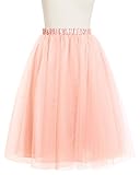 Bridesmay Women Short Tulle Formal Skirt Prom Party Evening Gown Bridal Skirt