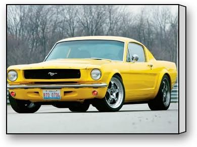 Funnyone Custom Modern Wall Art Decoration for Home Ford Mustang Canvas Prints