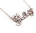 Slay Necklace with CZ stones and Gift Box (Rose Gold Tone) (Slay Necklace - Rose Gold)