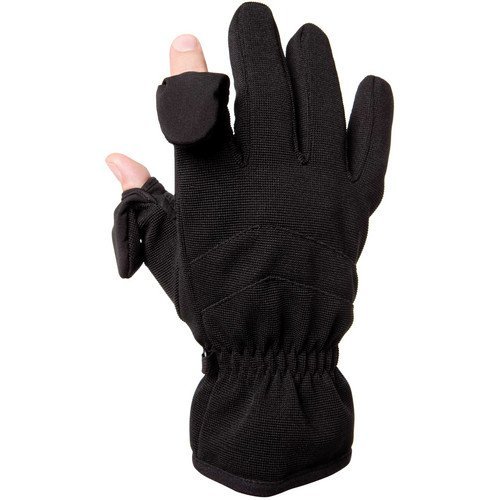 Freehands Mens Stretch Gloves - Black, X-Large