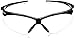 Kimberly Clark Safety 25676 V30 Nemesis Safety Eyewear, Clear Lens, Black Frame