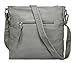 Scarleton Crossbody Bags for Women, Over the Shoulder Purses for Women, Shoulder Bag, Crossbody Purse w/Multi Pockets, H181224 - Grey