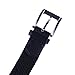 HDE Mens Canvas Stretch Belt Elastic Fabric Woven Braided Belts Metal Pin Buckle