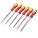 Premium-Grade 6pc Diamond Needle File Set Soft Grip Stone Tile Glass by Protian