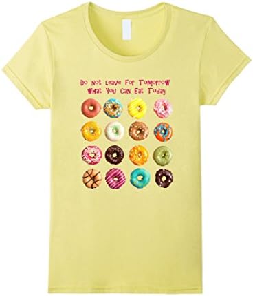 Women's Donuts Funny Tshirt Exclusive Design XL Lemon