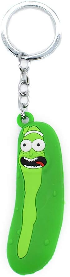 Tumtanm Keychain, Picaru Anime toy Keyring for Adults (Green), 3*2*8.5 cm (pendant) and 3.2*6 cm (chain)