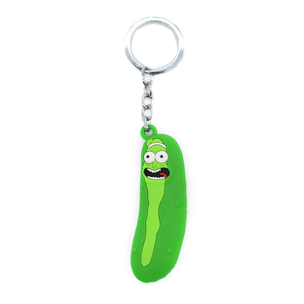 Tumtanm Keychain, Picaru Anime toy Keyring for Adults (Green)
