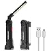 LED Work Light, JIRVY USB Rechargeable Work Lights with Magnetic Base, Cob Folding Flashlight for Repairing, Home, Camping, and Emergency(Small)