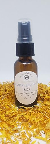 The Honest Elephant Organic Sheer Body & Massage Oil - Naked! Color Free, Fragrance Free - 2 oz