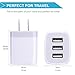 Charger Brick, 2Pack Multi 3-Port Travel Wall Charger 3.1A USB Plug Power Adapter Charging Cube Box Base Compatible with iPhone 12 Pro Max/11 Pro Max/X 8 7 6 Plus,Samsung Galaxy Note 20/10+/9 S20 S21