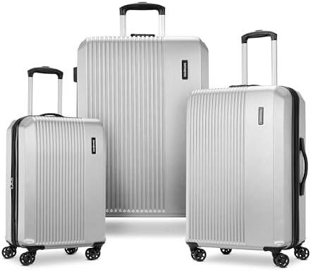 Amazon.com | Samsonite Element XLT Hardside Set Silver | Luggage Sets