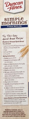 DUNCAN SIMPLE MORNINGS MUFFIN MIX 20.5OZ (PACK OF 12)