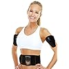 Bodi Tek Abs Abdominal and Arms Ems Muscle Toner riem, zwart, eenheidsmaat