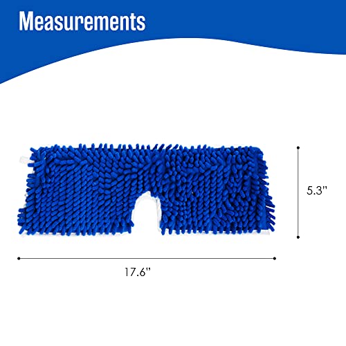 Houseables Flip Mop Refills, Replacement Pads, 18 x6 Inch, 3 Pack