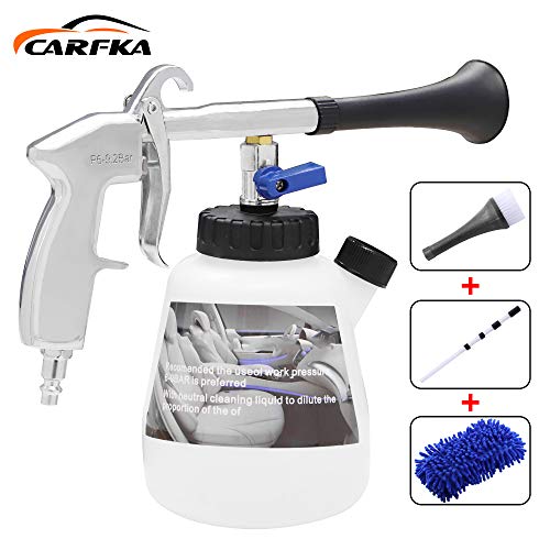 CARFKA High Pressure Car Cleaning Gun, Professional Car Wash kit with 1L Bottle, Spray Nozzle Car Wash Gun Foam Lance (US Edition)