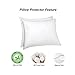 CirclesHome Pillow Protectors 2 Pack King Zippered - 100% Cotton Breathable Pillowcases - Protects Pillows from Dirt, Dust and Debri (King - Set of 2 - 20x36)