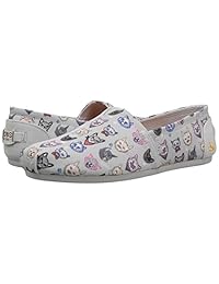 Skechers Women's Bobs Plush-Dapper Cats Ballet Flat