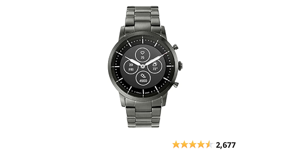 Stainless Steel Hybrid HR Smart Watch 