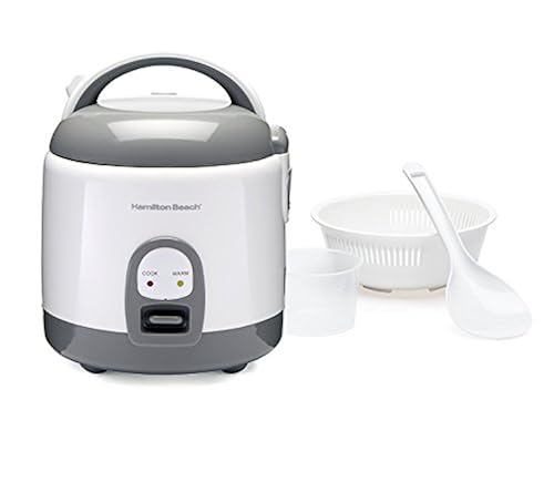 Hamilton Beach Mini Rice Cooker Food Steamer, Cups Cooked (4