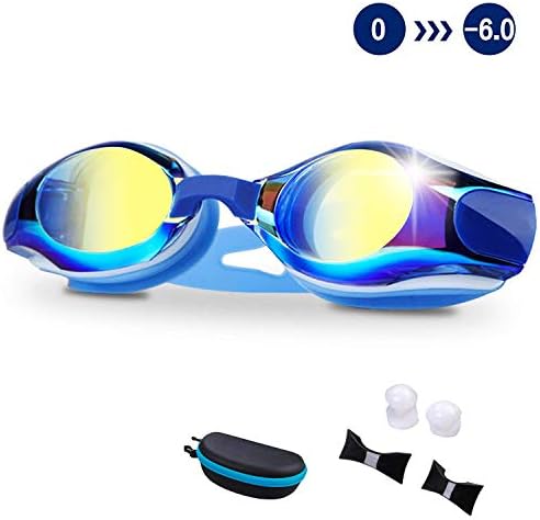 DEFUNX Nearsighted Swim Goggles,Shortsighted Swimming Goggles UV Protection Myopia