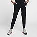 NIKE Sportswear Girls' Pants, Black/White, Large