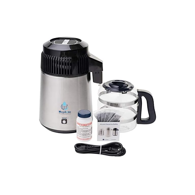 Megahome Countertop Water Distiller Stainless, Glass Collection