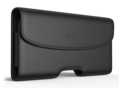 De-Bin Cell Phone Holster Designed for iPhone SE (2020)/ 6s/ 6/7/ 8 Belt Clip Case with Belt Loops Phone Carrying Pouch…