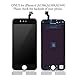 Compatible with iPhone 6 Replacement Screen Black - Compatible with iPhone 6 LCD Screen Digitizer Touch Display Frame Assembly Kit with Repair Tools + Glass Screen Protector, iPhone 6 4.7 Inch Only