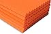 Soundproofing Acoustic Studio Foam - Orange Color - Wedge Style Panels 12”x12”x1” Tiles - 6 Pack